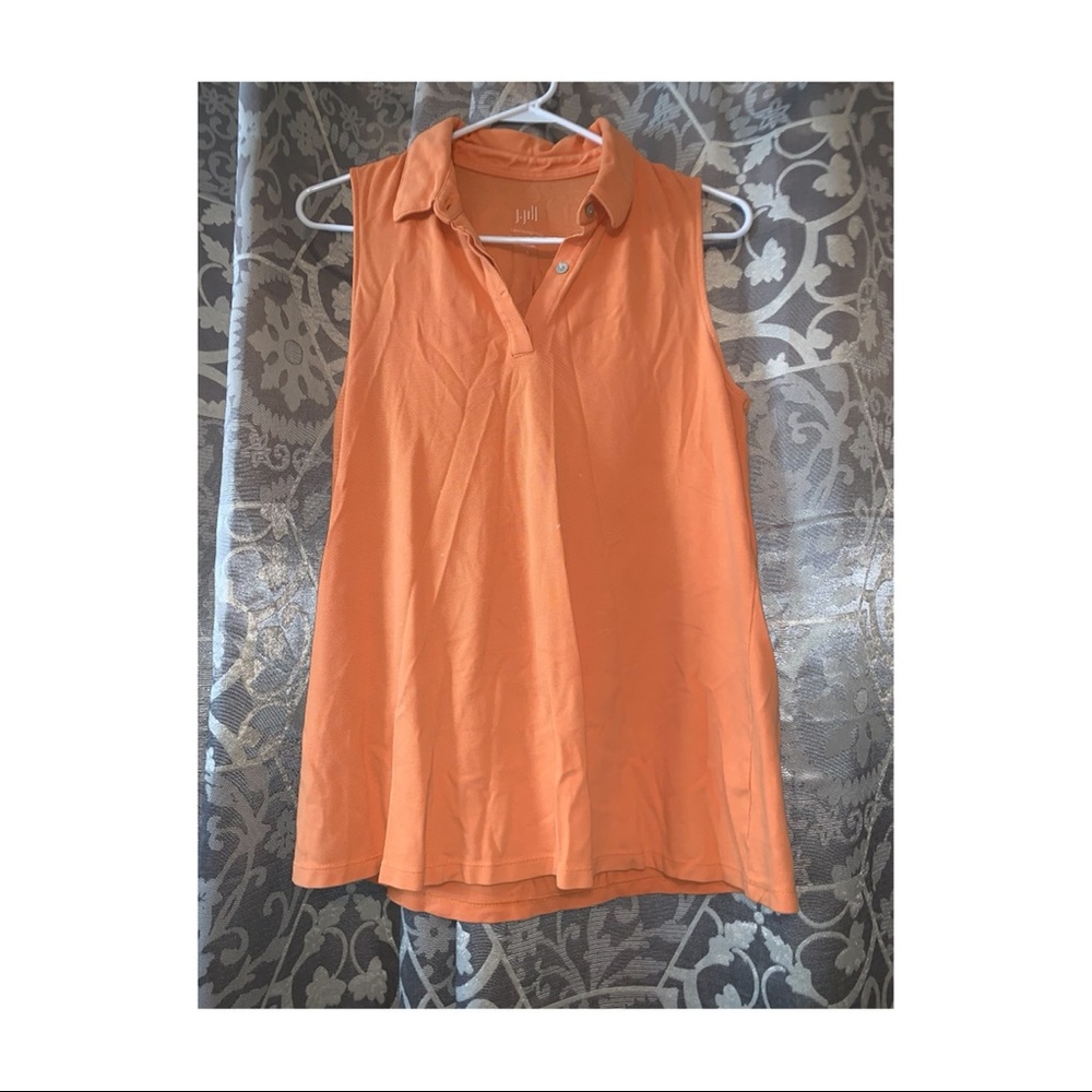 1/4 button down tank top